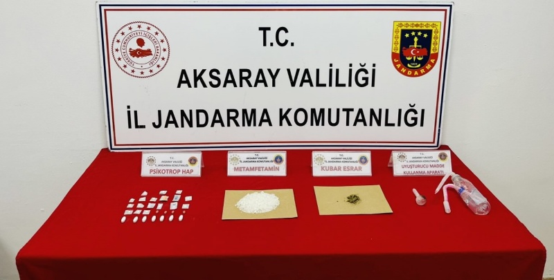 Mersinden Başlayan Zehir Yolculuğu Aksaray da Son Buldu